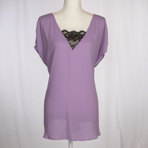 torrid Tops - NWT Torrid Georgette Dolman Lace V Neck Blouse